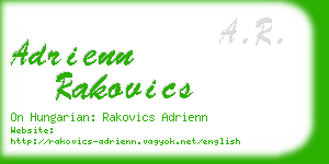 adrienn rakovics business card